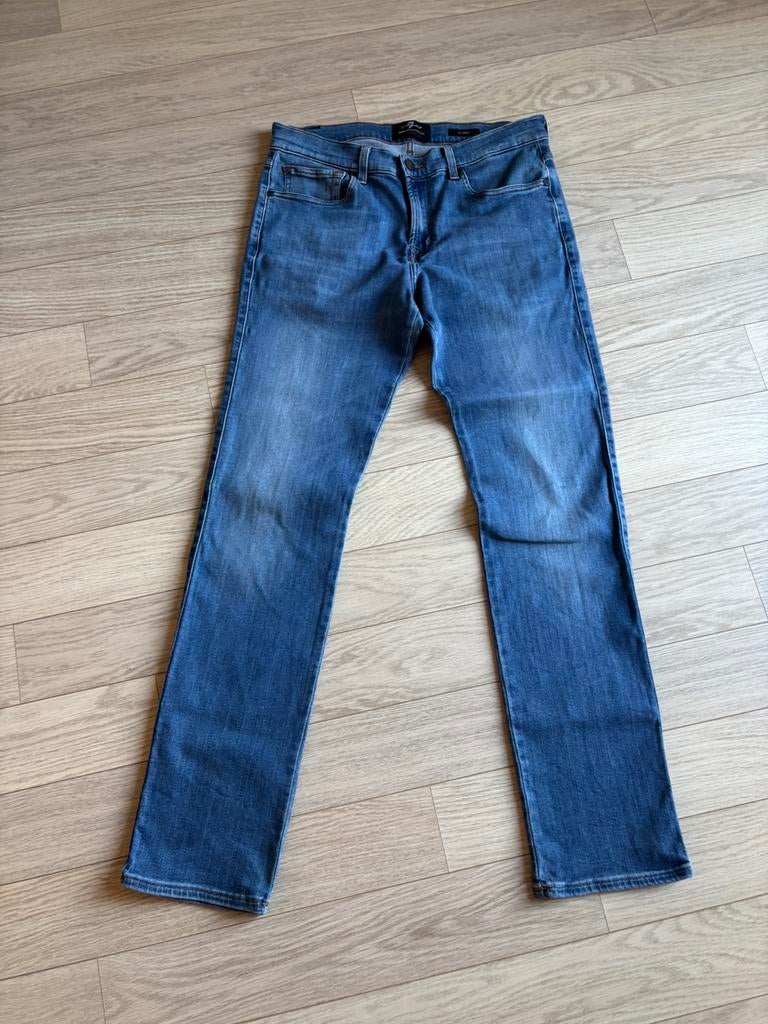Jeans Seven for all Mankind, Kleding | Heren, Verzenden, Gedragen, Blauw, W32 (confectie 46) of kleiner