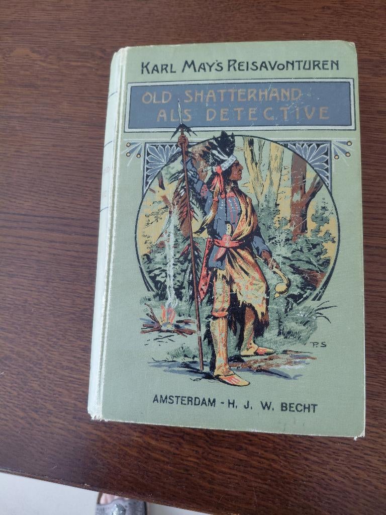 Old schatterhand als decective 2de druk, Ophalen, Karl Mays