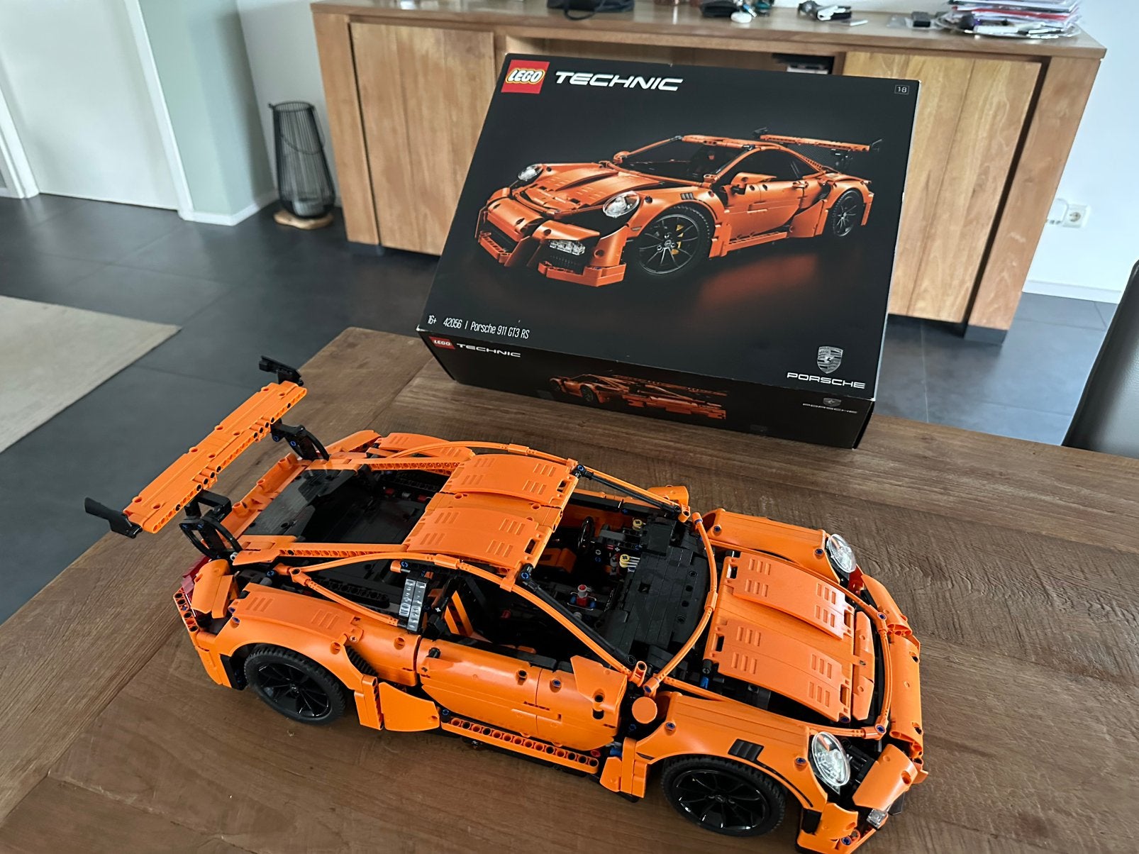 LEGO Technic 42056, Porsche 911 GT3 RS, Lego, Ensemble complet, Comme neuf, Enlèvement