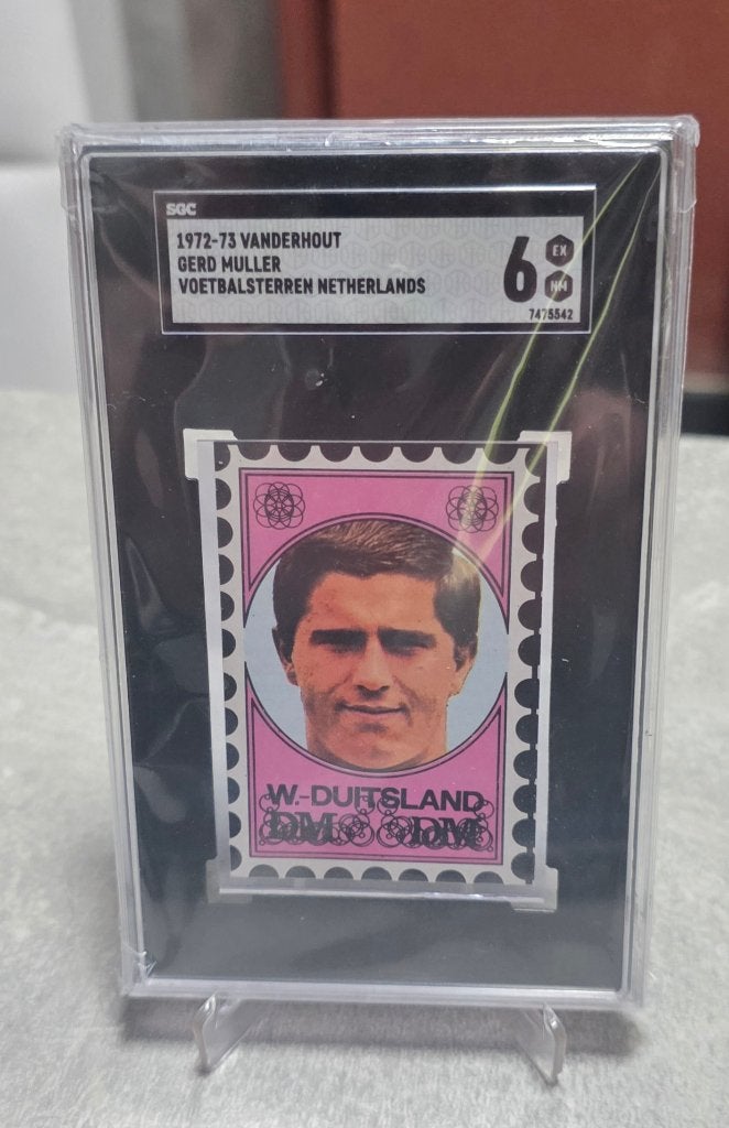 GEEN Panini+Gerd Müller+Voetbalsterren+Vanderhout+SGC 6, Ophalen of Verzenden, Zo goed als nieuw, Poster, Plaatje of Sticker