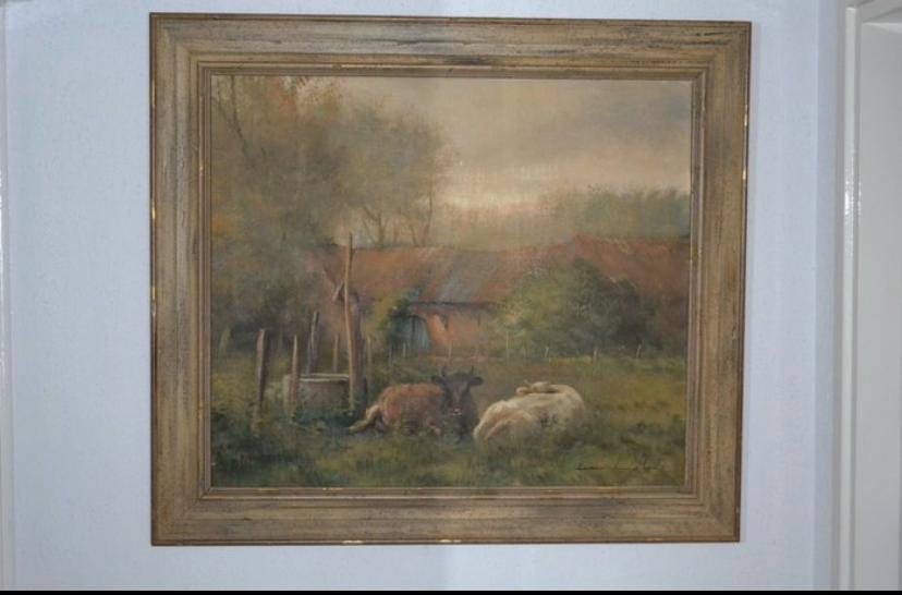 Schilderij Leon Engelen, Ophalen