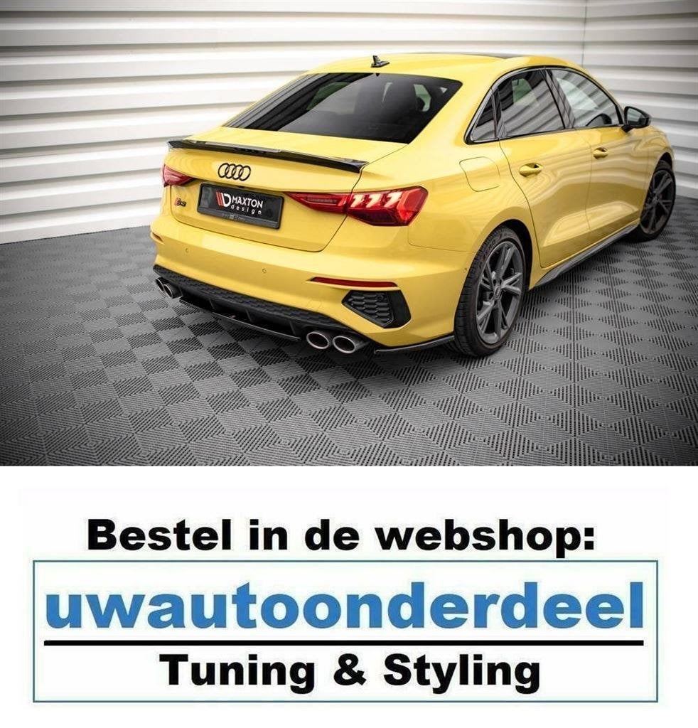 Maxton Design Spoiler Lip Splitter Voor Audi S3 8Y Sedan, Envoi