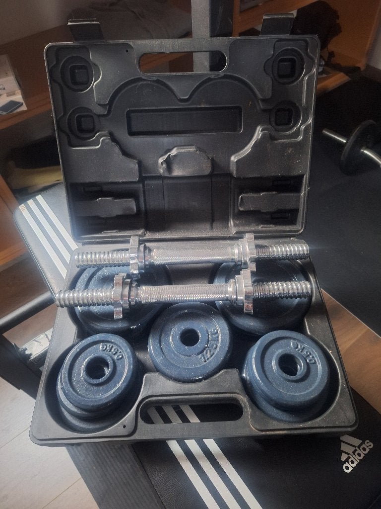 fitness set, Ophalen, Zo goed als nieuw, Armen, Halterset