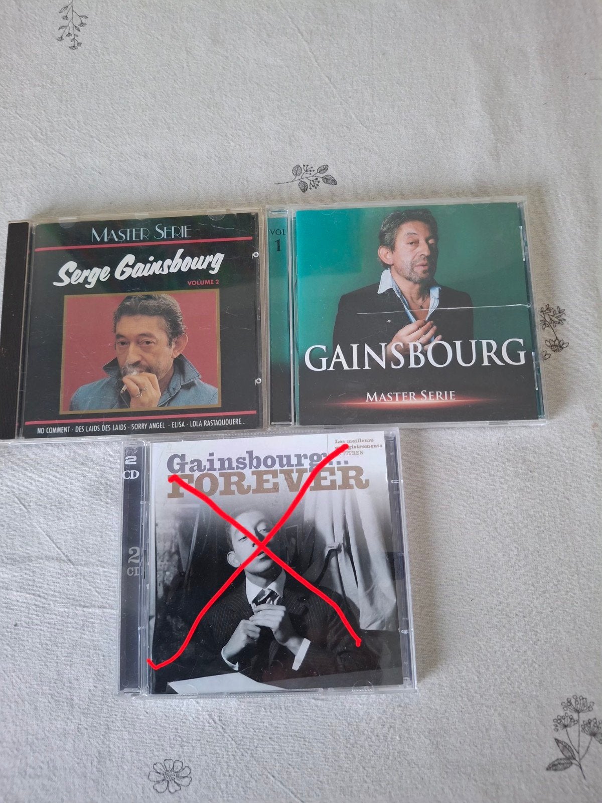 cds serge gainsbourg 1.5 per cd, Cd's en Dvd's, Ophalen of Verzenden