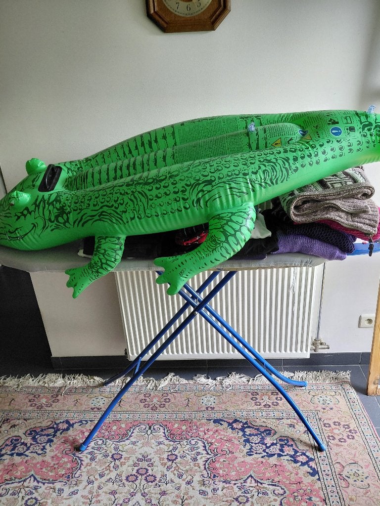 grote zwembad krokodil 1.80m, Ophalen of Verzenden, Nieuw