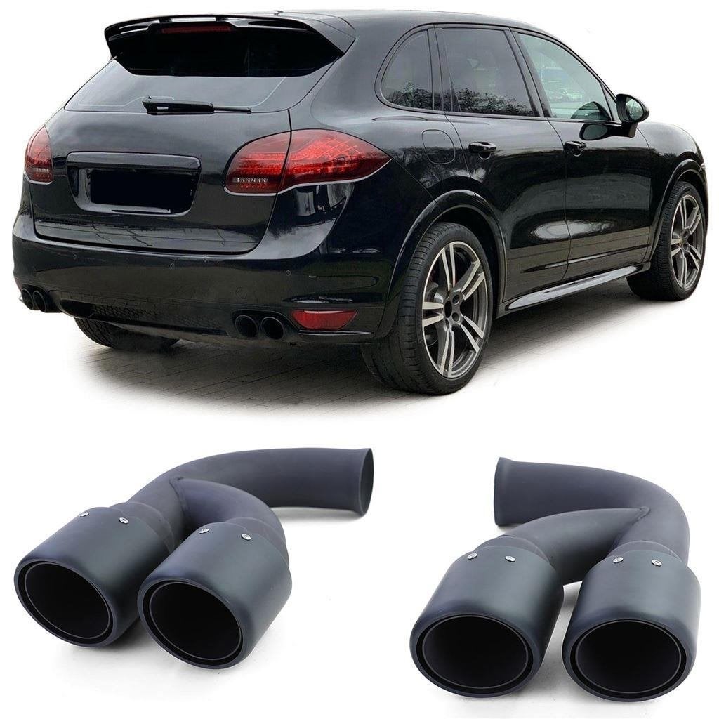 Uitlaat Sierstuk Zwart Voor Porsche Cayenne 92A 3.0 D 2010 /, Envoi