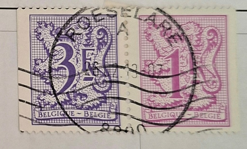 Postzegels België OBP 1897b, Met stempel, Frankeerzegel, Ophalen of Verzenden, Gestempeld