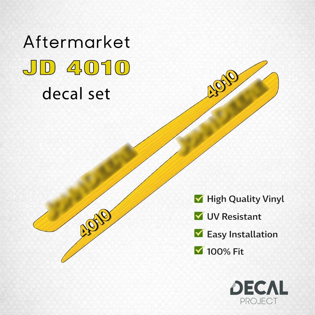 Autocollants de rechange John Deere 4010 - 4055, Envoi