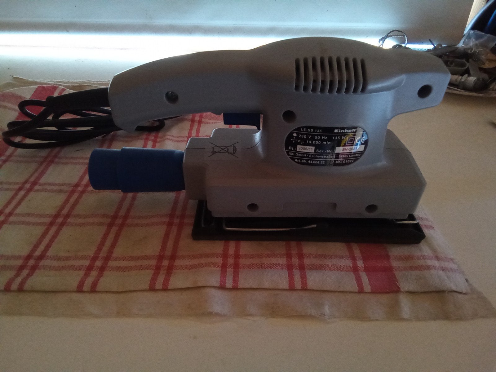Vlakschuurmachine nieuw uit inboedel, Ophalen, Vlakschuurmachine