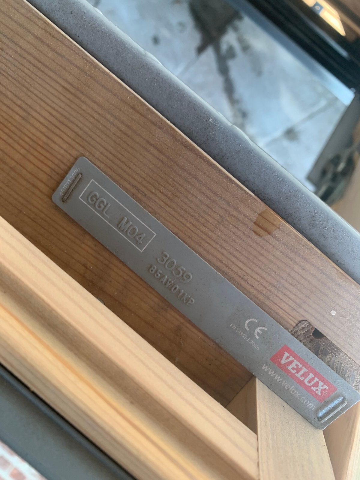 Velux dakraam 78x98 GGL M04 3059, Ophalen, Zo goed als nieuw, Dakraam