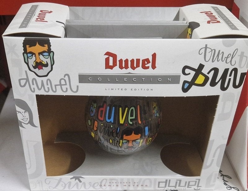 Duvel giftbox 'Denis Meyers' NL, Verzamelen, Ophalen of Verzenden, Bierglas