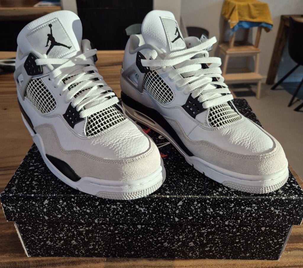 Air Jordan 4 Retro Military Black – Maat 45, Kleding | Heren, Schoenen, Ophalen, Wit, Nieuw, Sneakers