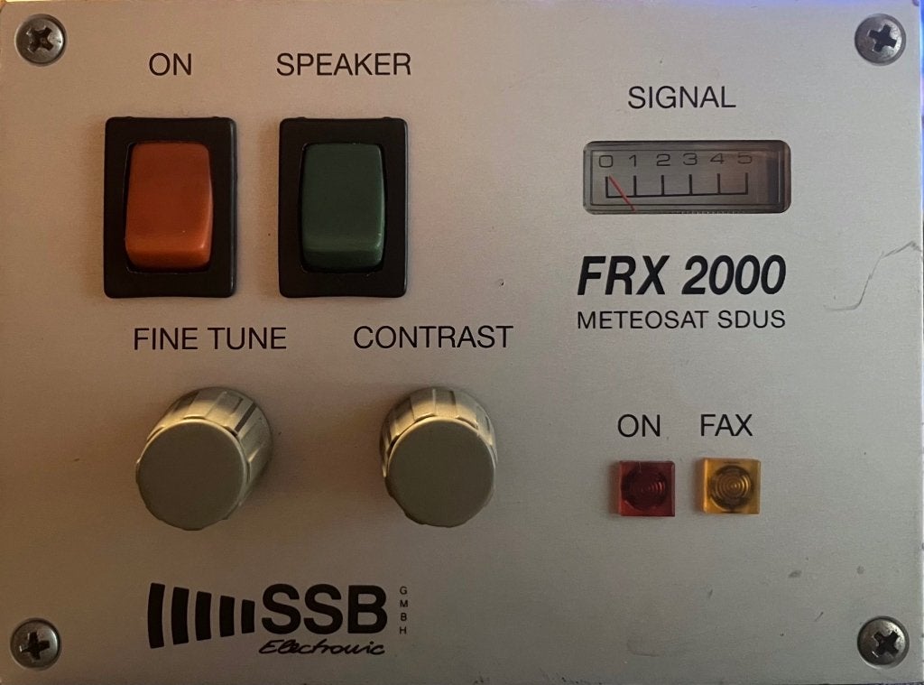 Te Koop SSB ELECTRONICS FRX2000 meteosat satelliet ontvanger, Ophalen of Verzenden, Zo goed als nieuw, Ontvanger