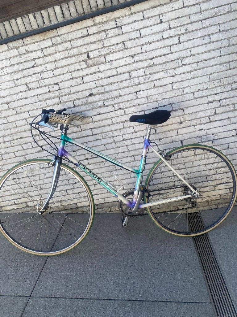U scanini retro koersfiets, 28 inch, 10 tot 15 versnellingen, Velgrem, Zo goed als nieuw