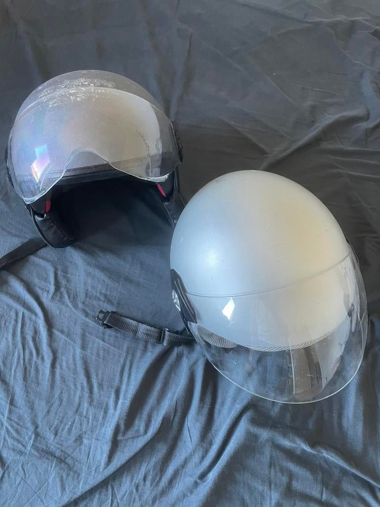 2 scooter helmen small en large, Ophalen of Verzenden, Zo goed als nieuw, Small