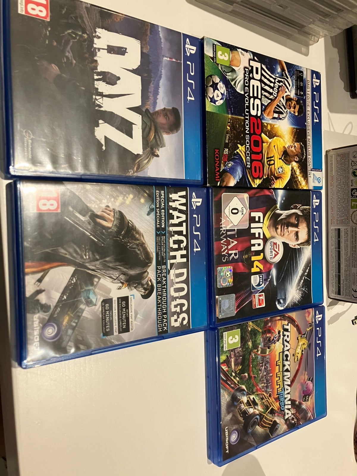 5 PS4 Games, Games en Spelcomputers, Ophalen, Gebruikt