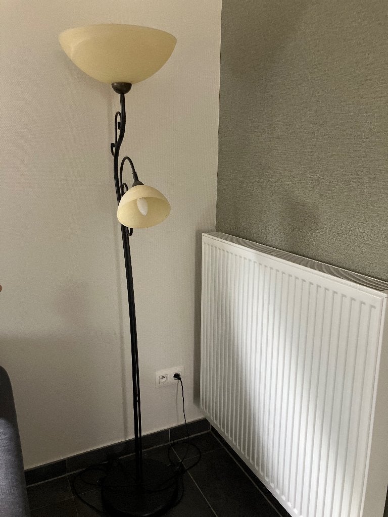 Lampadaire, Verre, Comme neuf, E14 (petit), 150 à 200 cm