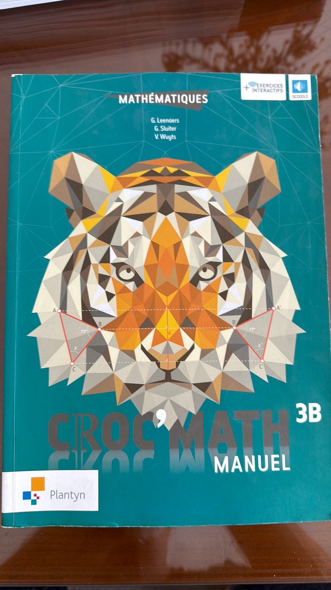Croc Math 3B, Enlèvement, Comme neuf, Enseignement secondaire inférieur, Mathématiques A
