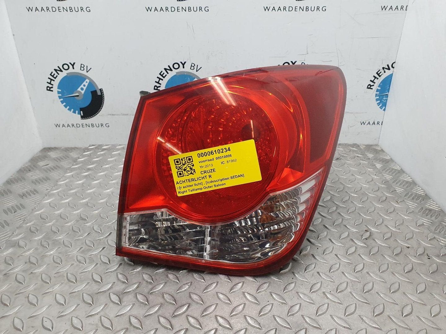 CHEVROLET CRUZE ACHTERLICHT R 2013, Ophalen of Verzenden, Gebruikt, ARN erkend