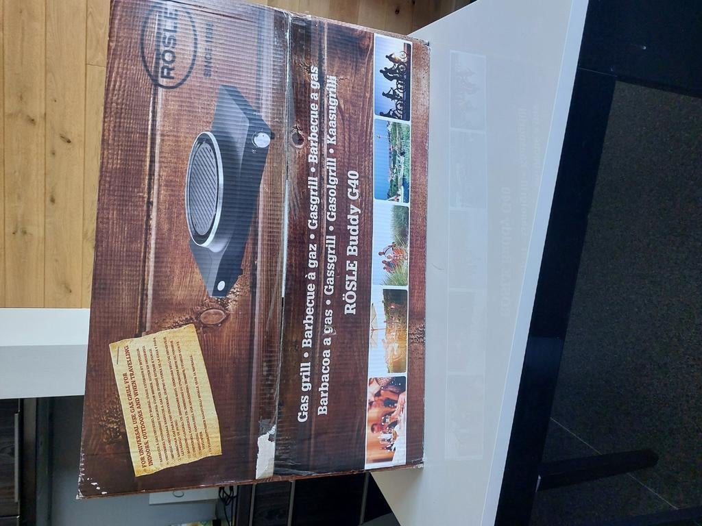 Rösle Buddy G40 gas grill/BBQ, Ophalen, Nieuw