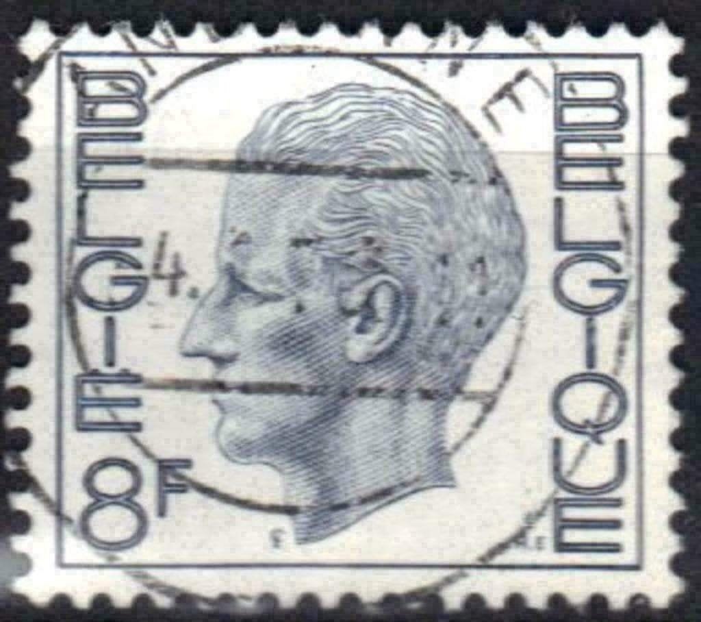 Belgique 1971-1972 - Yvert 1581F/OBP 1647 - Boudewijn (ST), Envoi, Affranchi, Oblitéré, Maison royale