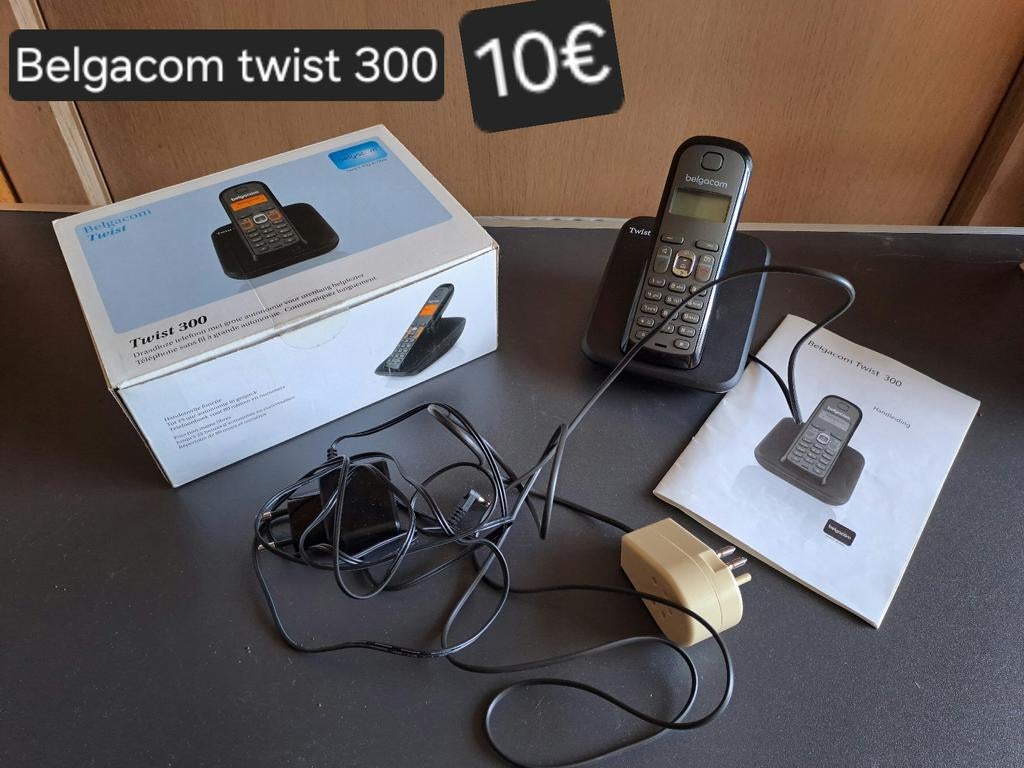Belgacom twist 300 draagbare telefoon, Télécoms, Téléphones fixes | Combinés & sans fil, Enlèvement ou Envoi