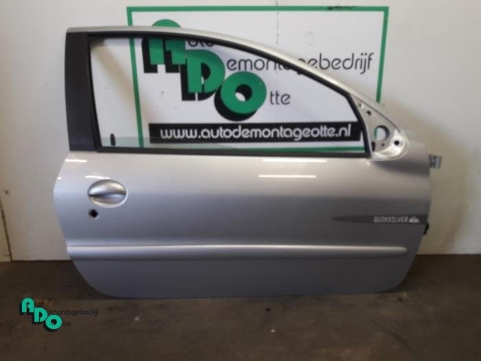Portière 2portes droite d'un Peugeot 206 (206 98-) (EZRC), -, 3 mois de garantie, Utilisé, Porte