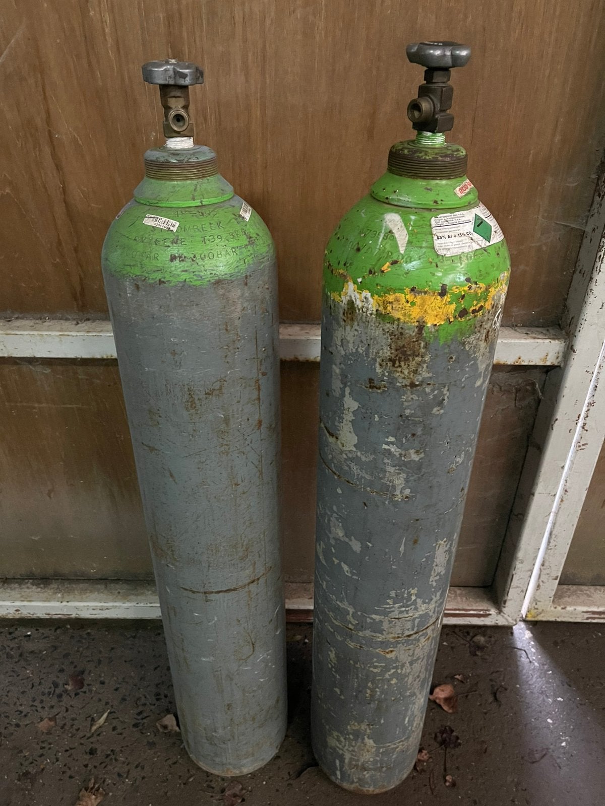 2 lasgasflessen 200 bar, Zakelijke goederen, Ophalen