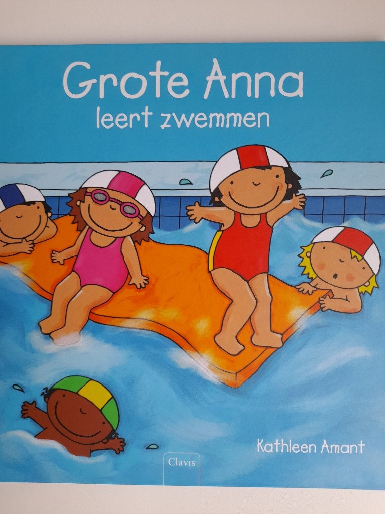 Grote Anna leert zwemmen.  Kathleen Amant, Boeken, Ophalen of Verzenden, Zo goed als nieuw