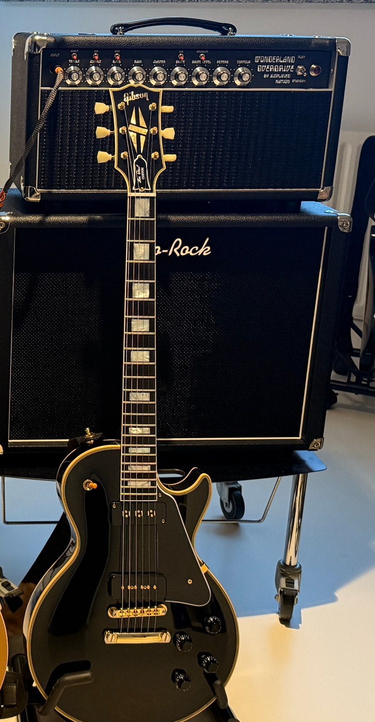 Gibson Custom 1954 Les Paul Custom Staple Pickup VOS., Musique & Instruments, Enlèvement, Comme neuf, Solid body, Gibson