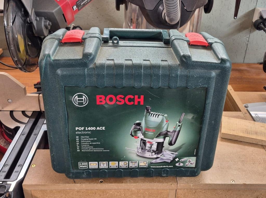 Bosch bovenfrees pof 1400 ac 2 stuks, Doe-het-zelf en Bouw, Ophalen