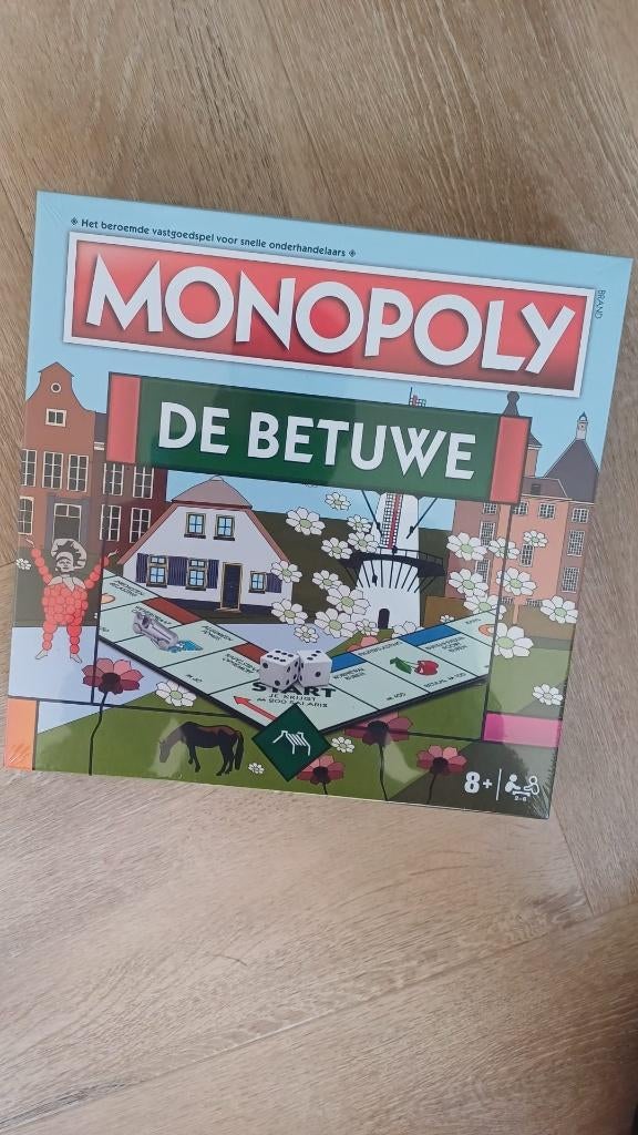 bordspel seal Monopoly de Betuwe Monopolie NL, Hobby en Vrije tijd, Gezelschapsspellen | Bordspellen, Nieuw, Een of twee spelers