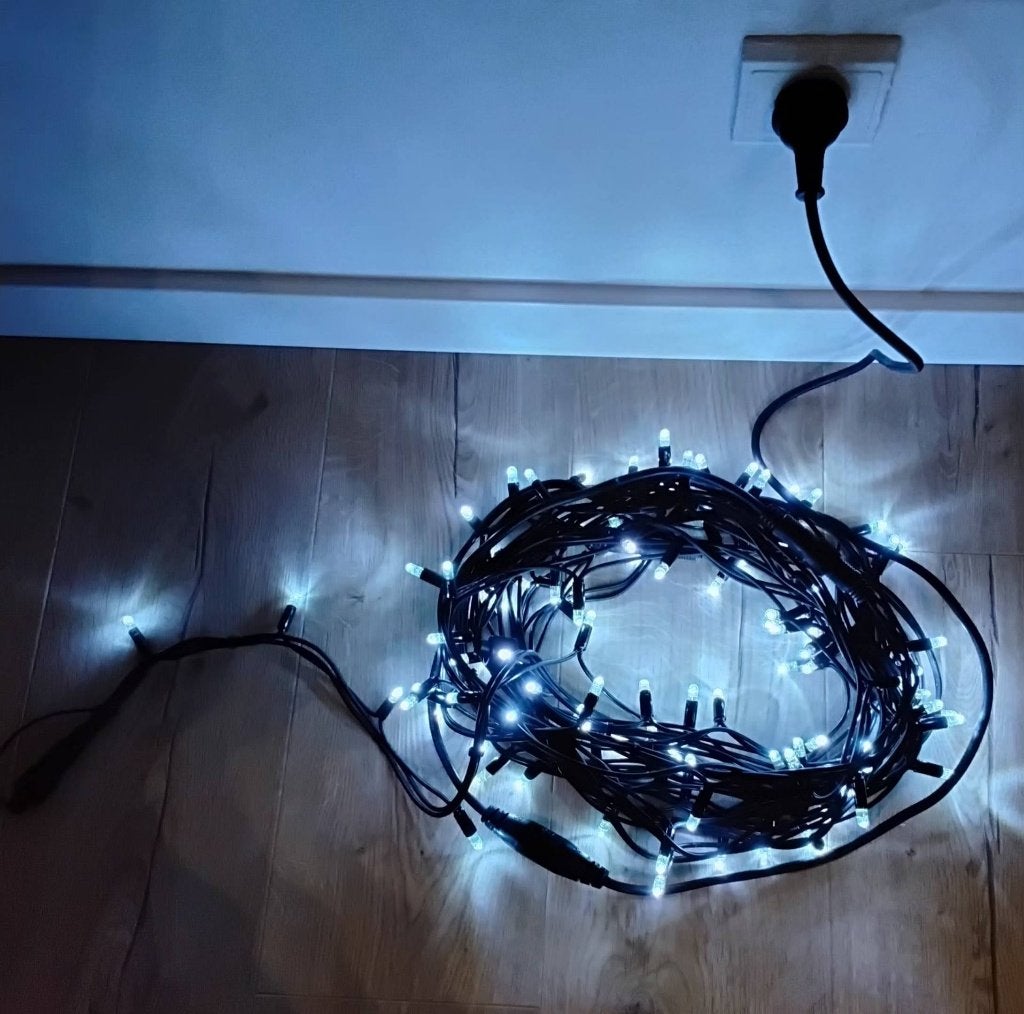 Kerstverlichting koppelbaar 10 m, Diversen, Ophalen of Verzenden, Zo goed als nieuw
