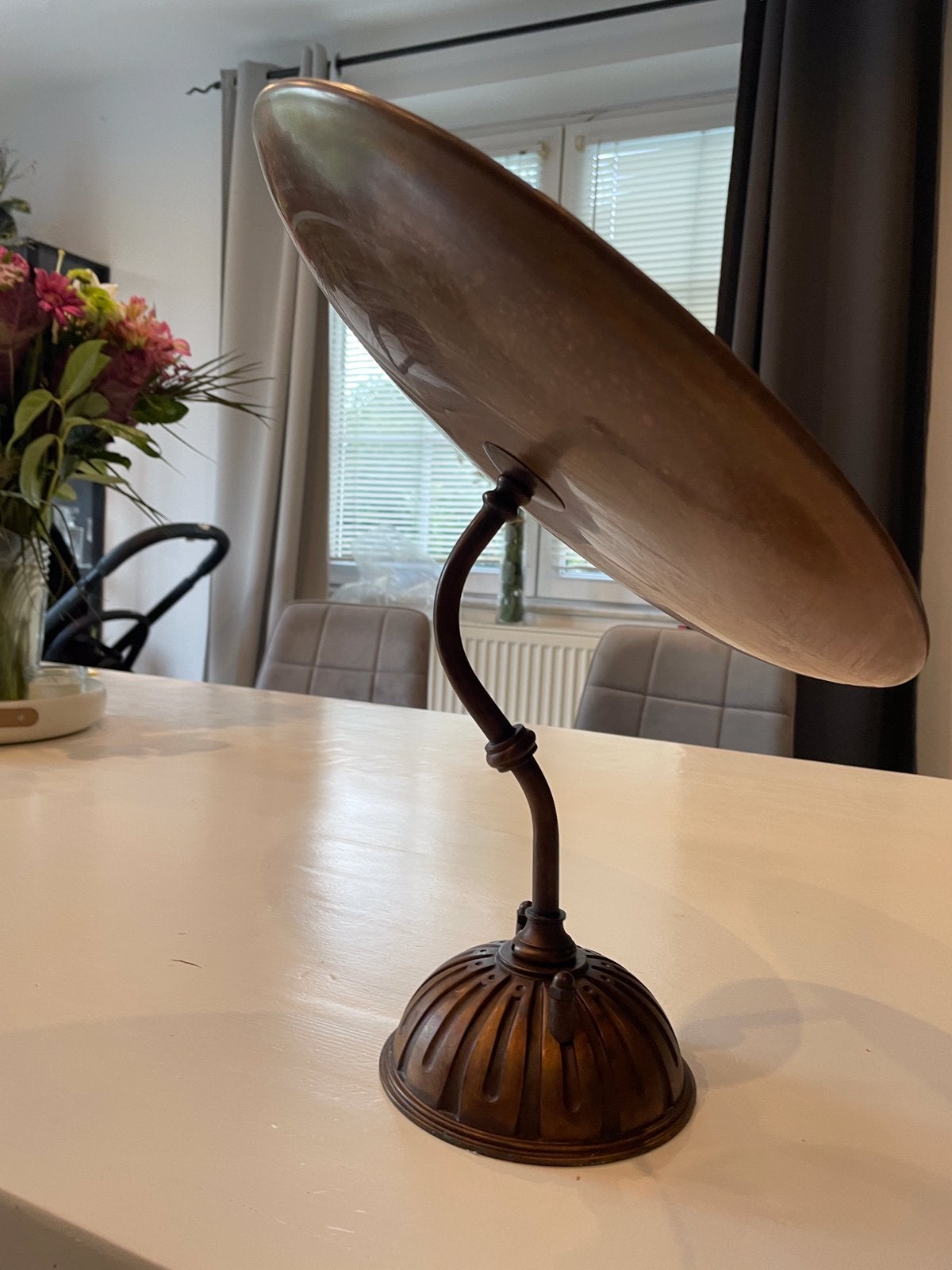 Applique murale ou plafonnier laiton -Aldo Bernardi -Neuf, Lampe d'ambiance, Doré, 39 cm, Comme neuf