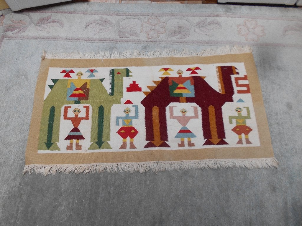 handgeweven tapijtje, nieuwe staat, Textiel, Afrika, Overige typen, Handgemaakt