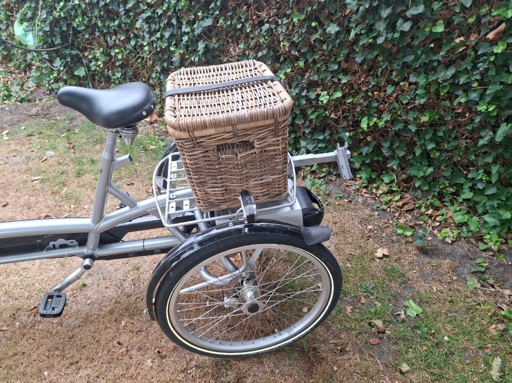 VanRaam 3wiel elektrische Tandem, Fietsen en Brommers, Fietsen | Tandems, Ophalen, Minder dan 10 versnellingen, Gebruikt, Minder dan 49 cm
