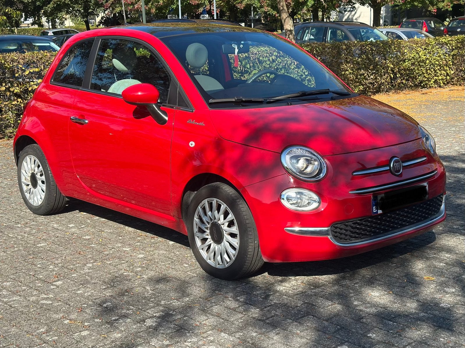 Fiat 500 DolceVita - 1.0 MHEV - 31.500 km, Auto's, 4 zetels, Euro 6, Xenon verlichting, Leder en Stof