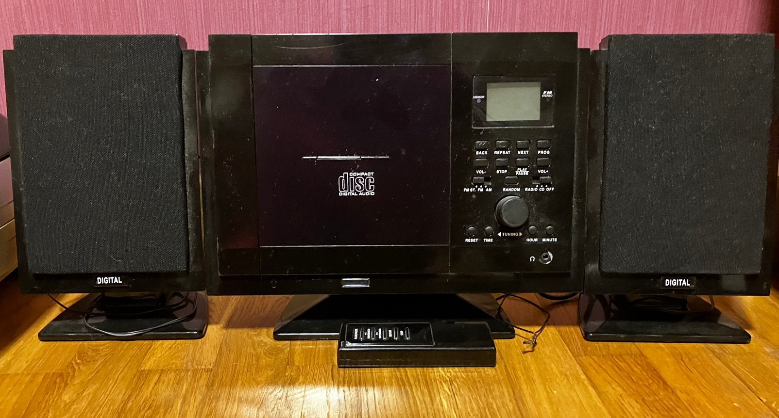 Stereo installatie met 2 boxen, Ophalen, Cd-speler