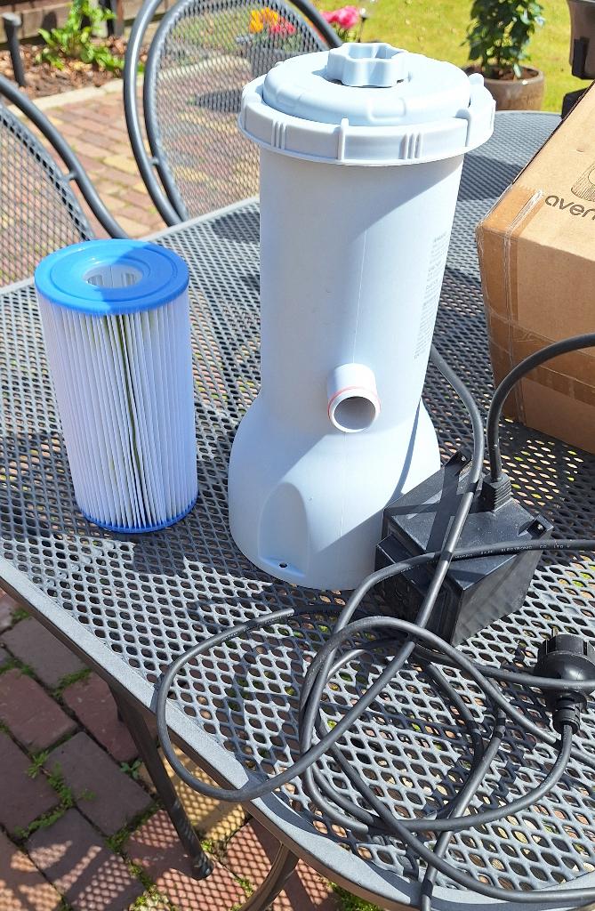 te koop Zwembadpomp met filter, Ophalen, Zo goed als nieuw, Filter