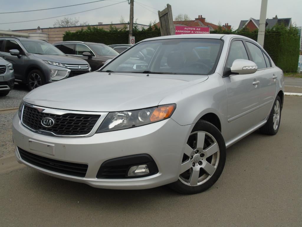 Kia Magentis 2.0 CRDI *06/2010 *Ohboekje *Airco*AUTOMAAT, Auto's, Kia, Monovolume, Zwart, Magentis, Bedrijf
