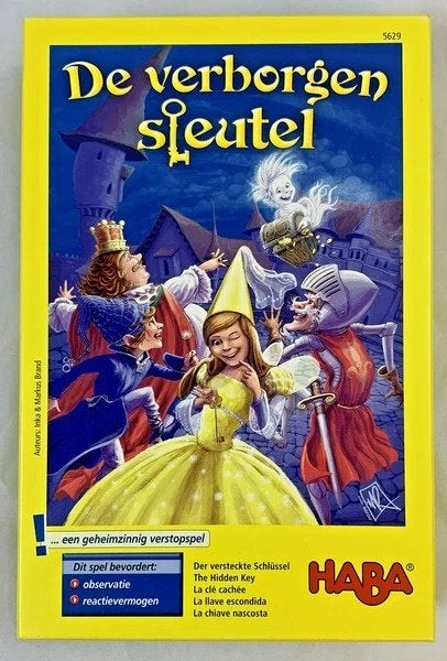 HABA De verborgen sleutel gezelschapsspel compleet, Hobby en Vrije tijd, Een of twee spelers, Verzenden, Zo goed als nieuw, Haba