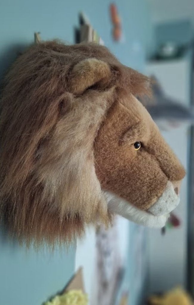 Dierenkop leeuw Wild & soft, Overige merken, Bruin, Ophalen of Verzenden, Zo goed als nieuw