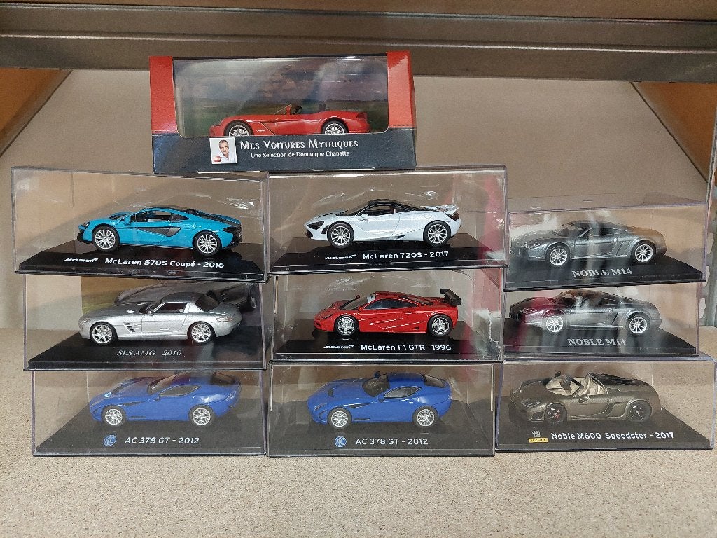 Partij/ Lot van 10 stuks 1/43 Atlas Supercars, Ophalen of Verzenden, Nieuw