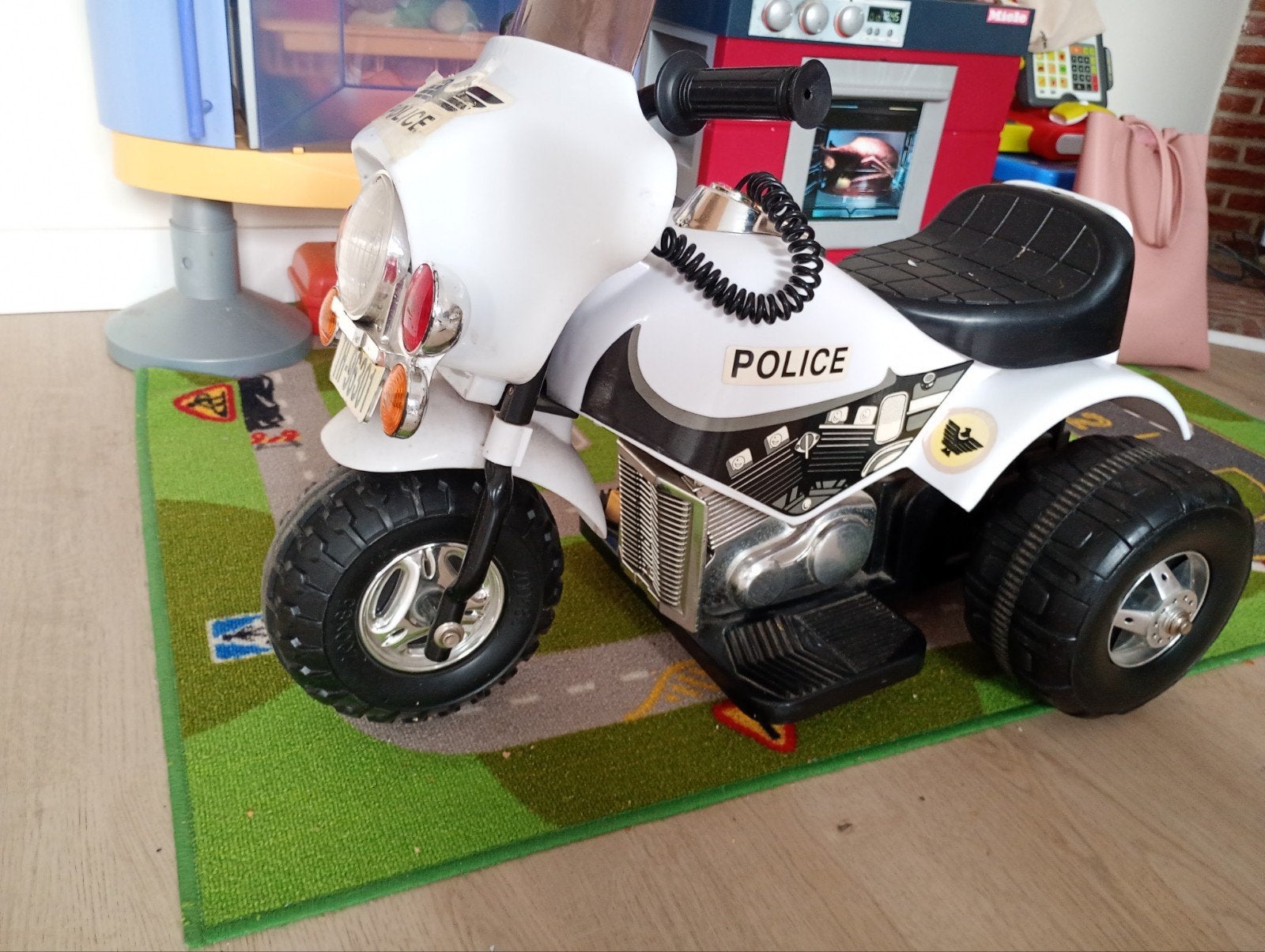 Moto pour enfants, Enlèvement