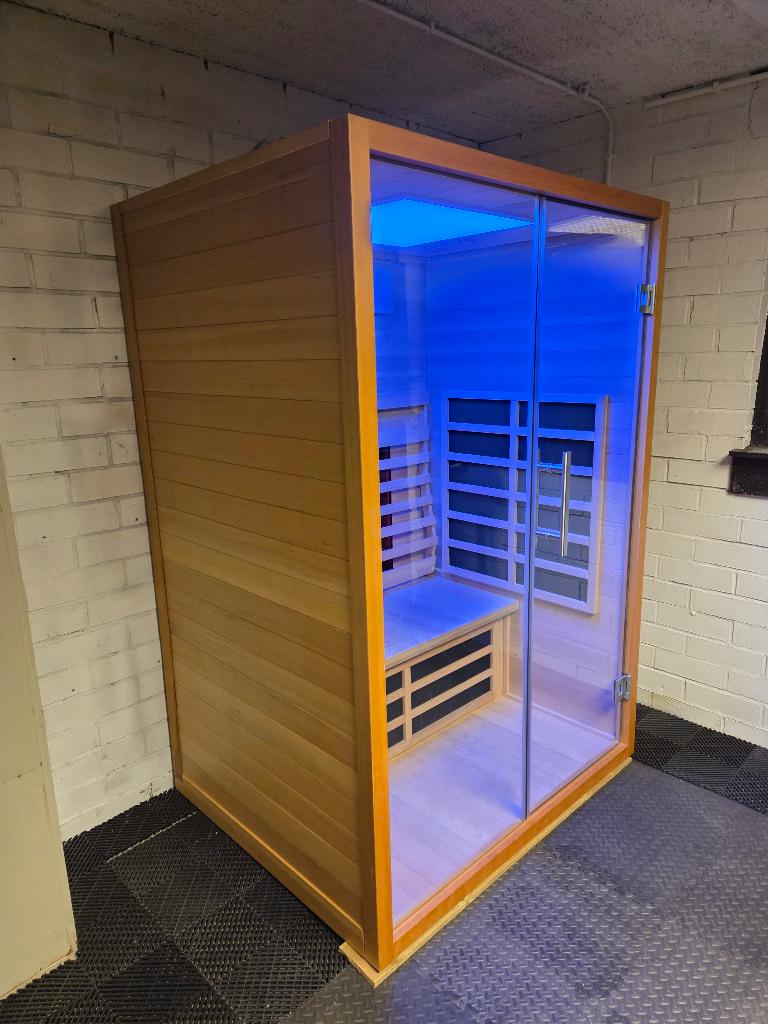 Infrarood cabine xtrend nieuwprijs 3995€, Sport en Fitness, Sauna, Ophalen, Zo goed als nieuw, Infrarood, Complete sauna