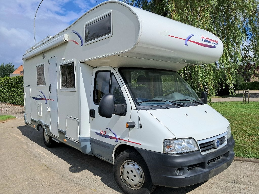 Challenger '2005 Fiat 2800-128 pk 6slaappl, 6.6m lang nwe st, Alkoof, Ringverwarming, Fiat, Diesel
