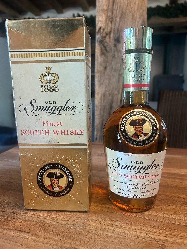 whisky old smuggler jaren 70 RUILEN !, Ophalen of Verzenden, Vol