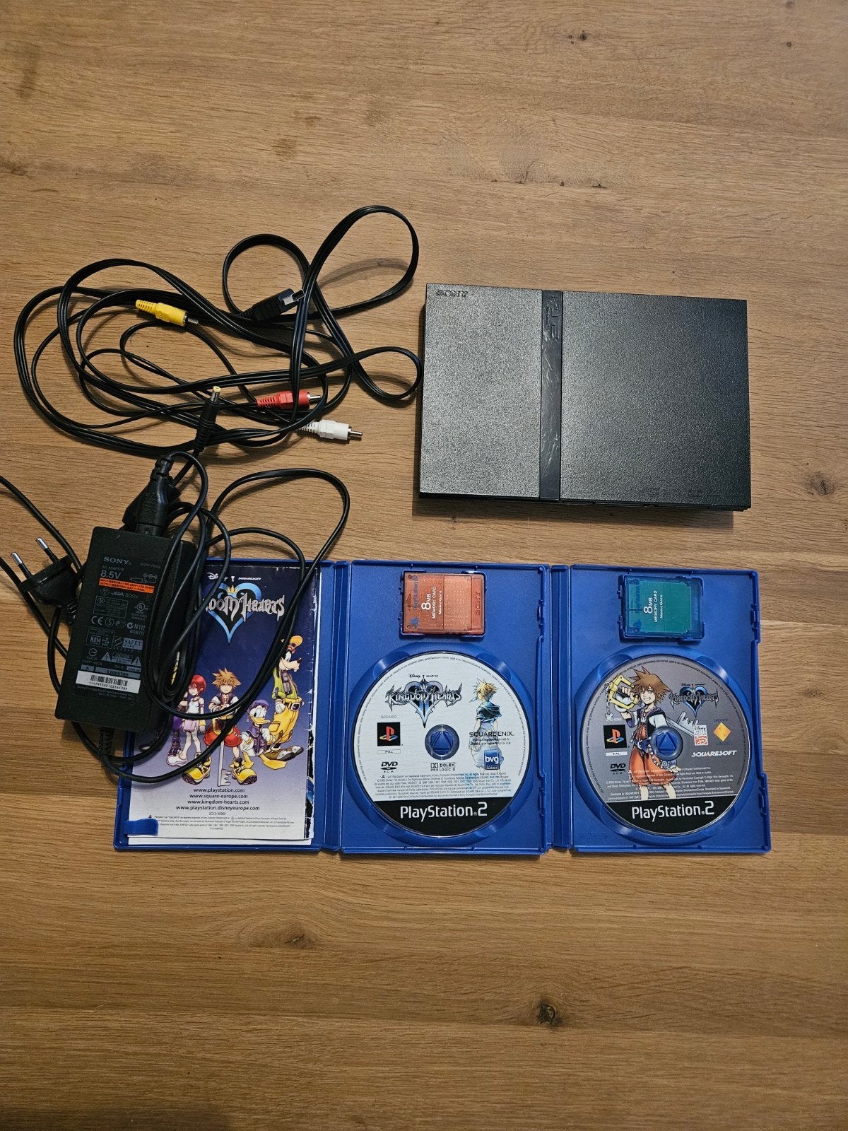 Playstation 2 Slim, Sans contrôleur, Enlèvement, Utilisé, Avec jeux
