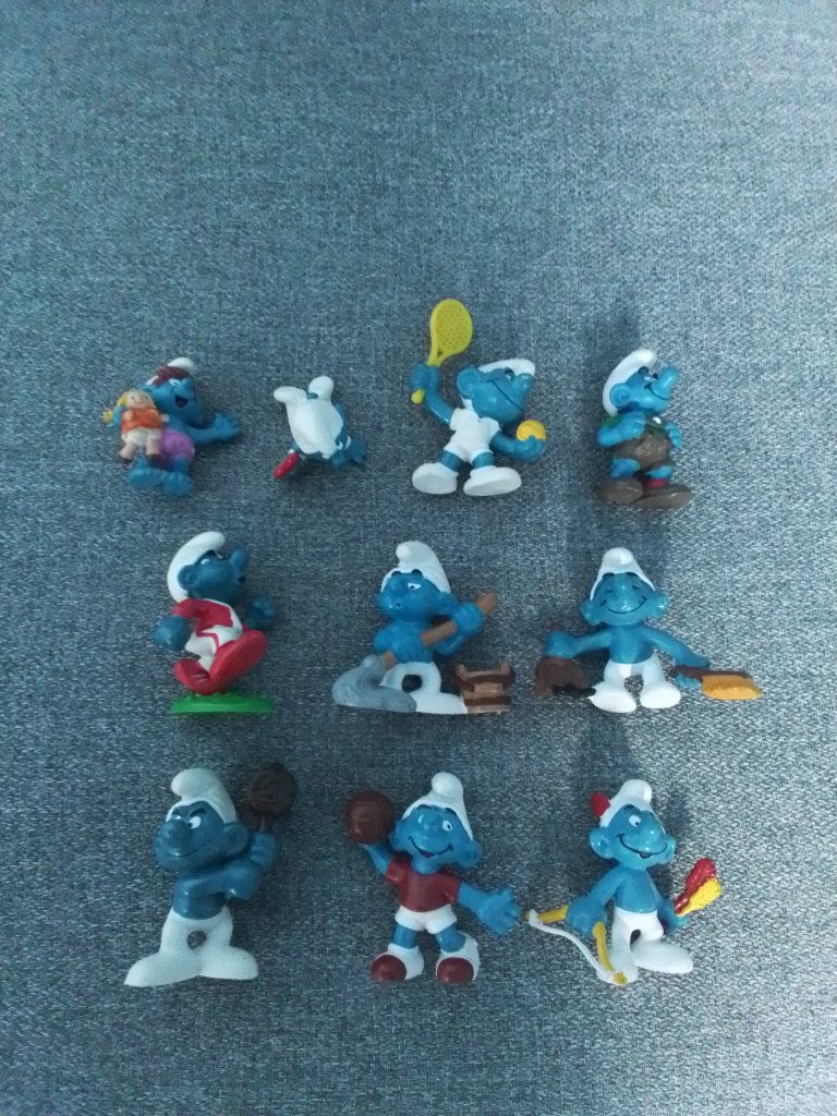 schtroumpfs ensemble de figurine vendu à la pièce ou en lot), Collections, Schtroumpfs, Envoi, Comme neuf, Différents Schtroumpfs