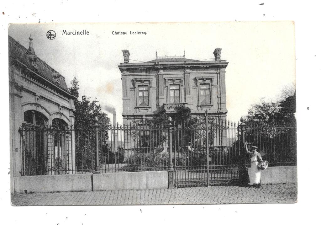 Marcinelle NA70: Chateau Leclercq 1909, Verzenden, Voor 1920, Gelopen, Henegouwen